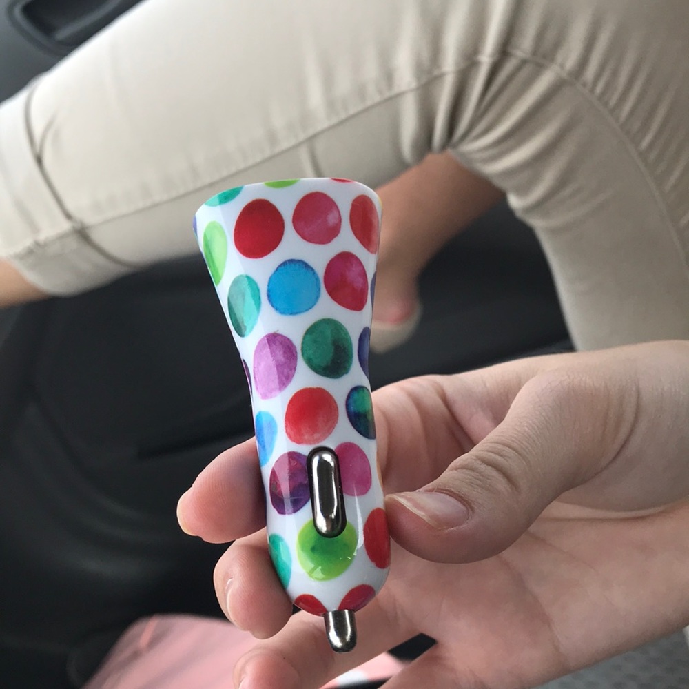 Polkadot car charger